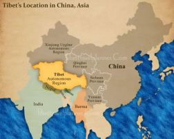 tibet-location-map
